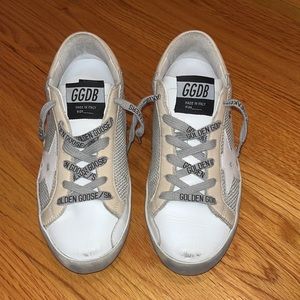 Golden Goose White Leather Sneakers EU 35